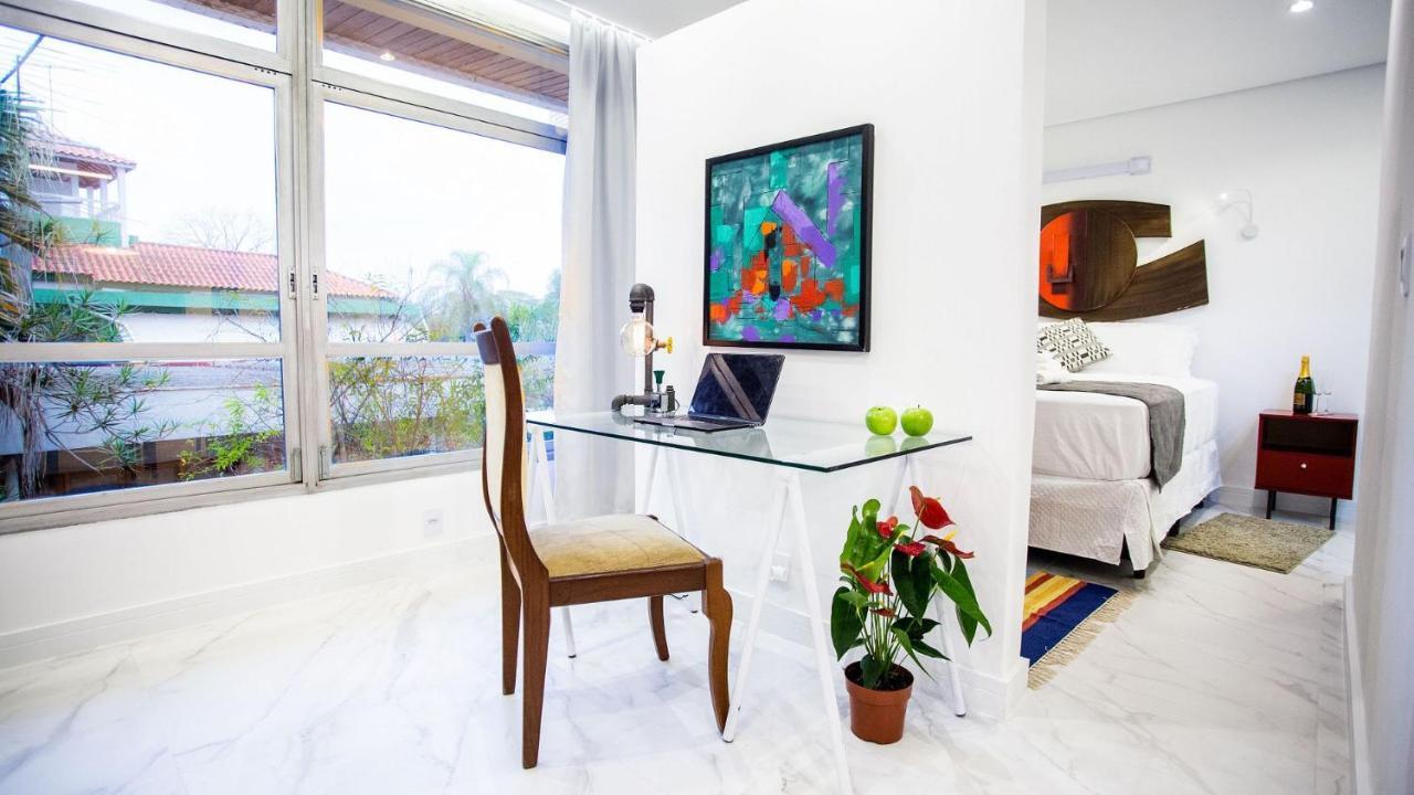 شقة Loft Design, Amplo, Modern Com Ar Condicionado Em Alto De Pinheiros ساو باولو المظهر الخارجي الصورة